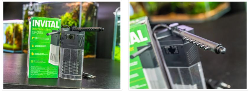 Rohový filtr do akvária CF-250